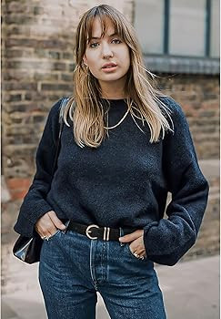 XZQTIVE 3 Pack 2Pack Women Belts For Jeans Dresses Pants Ladies Leather Waist Belt with Gold Buck... | Amazon (US)