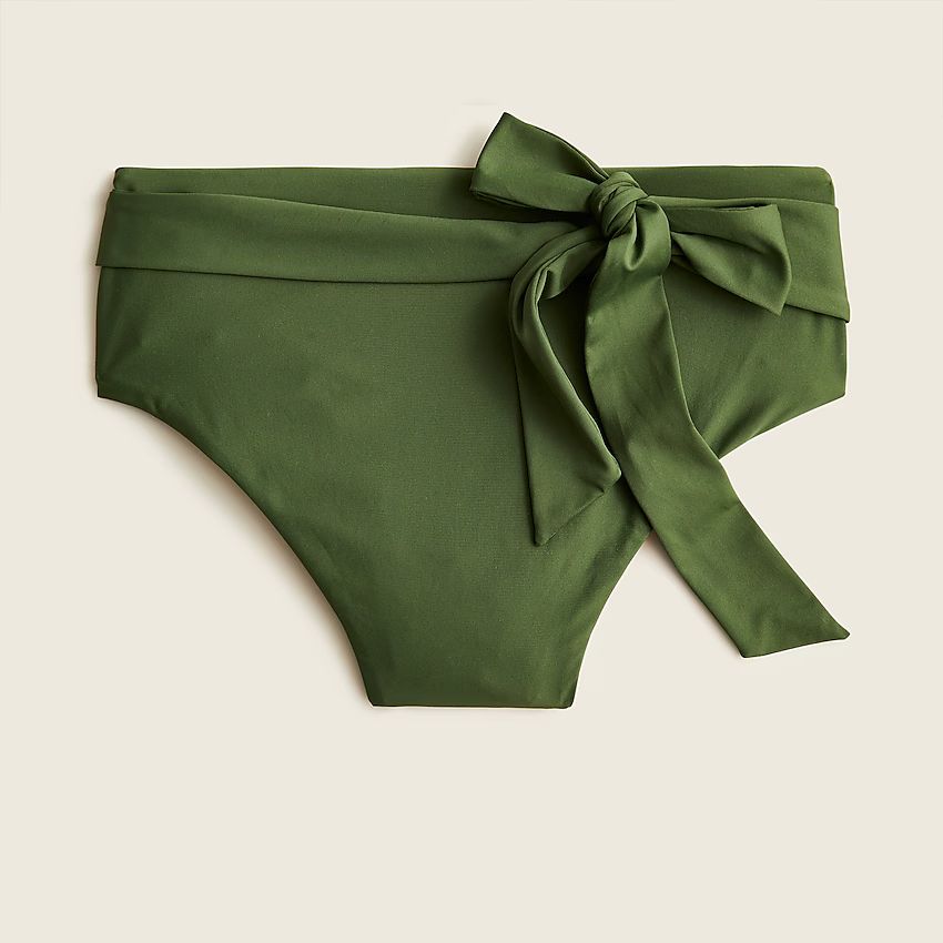 High-cut waist bikini bottom | J.Crew US