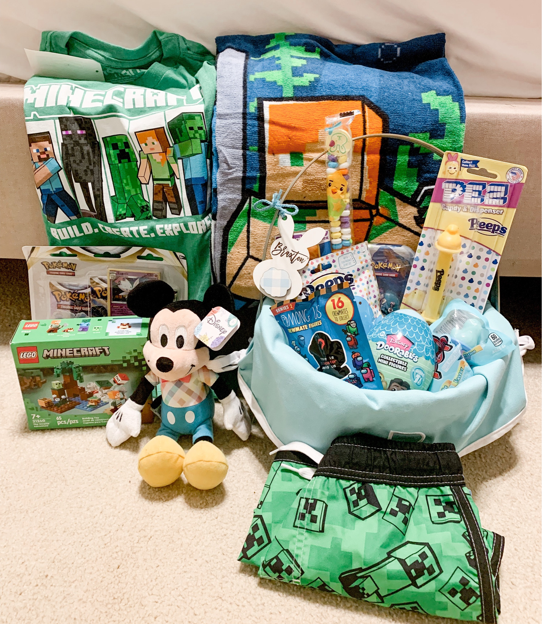 Easter Basket ideas for your little guy! My son is 6 years old and I love putting together baskets based on their fav characters. This year is mostly about Minecraft! 

#LTKkids #LTKGiftGuide #LTKSeasonal