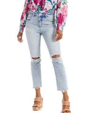 Inc International Concepts Ripped Straight-Leg Jeans, Created for Macy's | Macys (US)