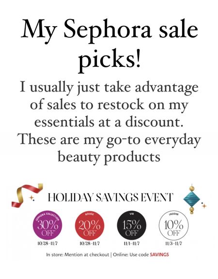 Sephora sale time! 

#LTKbeauty