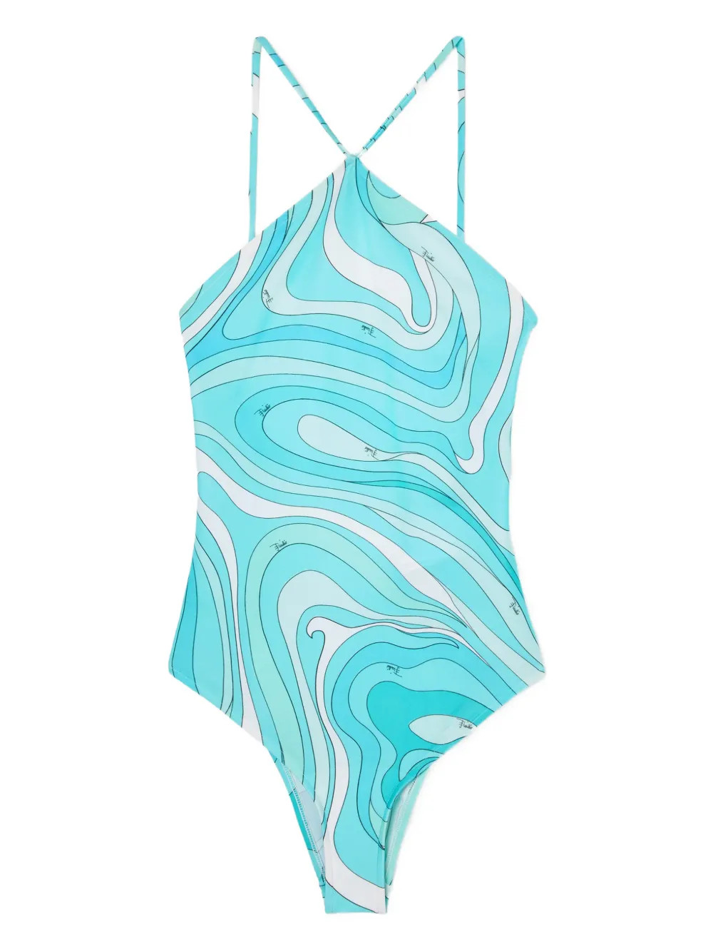 Marmo-print swimsuit | Farfetch Global