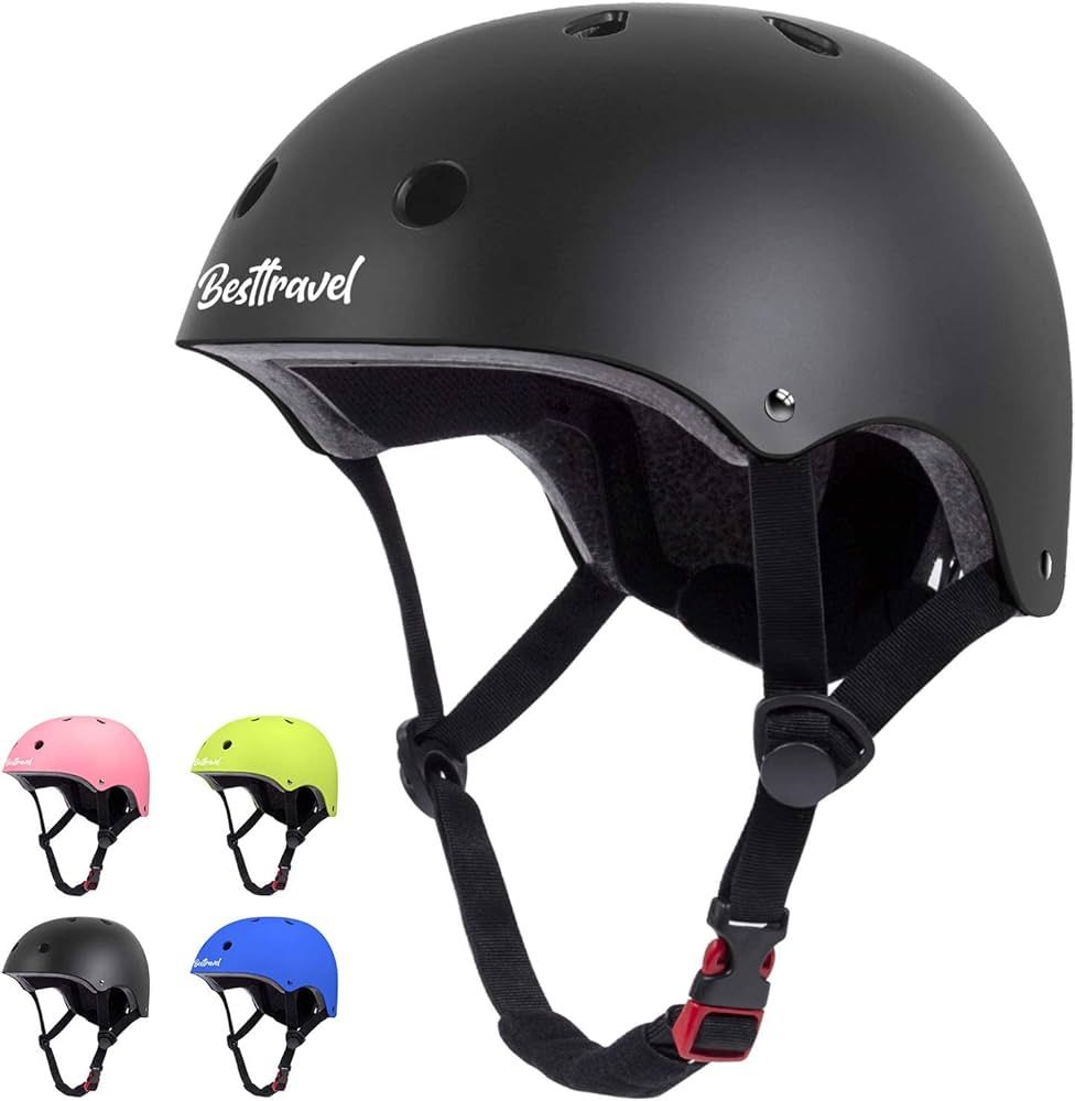 Besttravel Kids Helmet, Toddler Helmet Adjustable Toddler Bike Helmet Ages 3-8 Years Old Boys Gir... | Amazon (US)