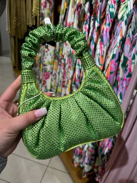 Okay this little crystal green bag is SO beautiful!!! This picture doesn’t even do it justice and it also comes in a beautiful red too!!! And they’re both 20% off right now!!!! Great statement bag especially for vacation!! #bag #handbag #purse 

#LTKfindsunder100 #LTKstyletip #LTKitbag