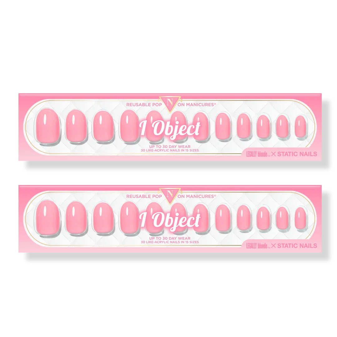 2 Pack - Legally Blonde X Static Nails I Object! Reusable Pop-On Manicures|11906 | eBay US