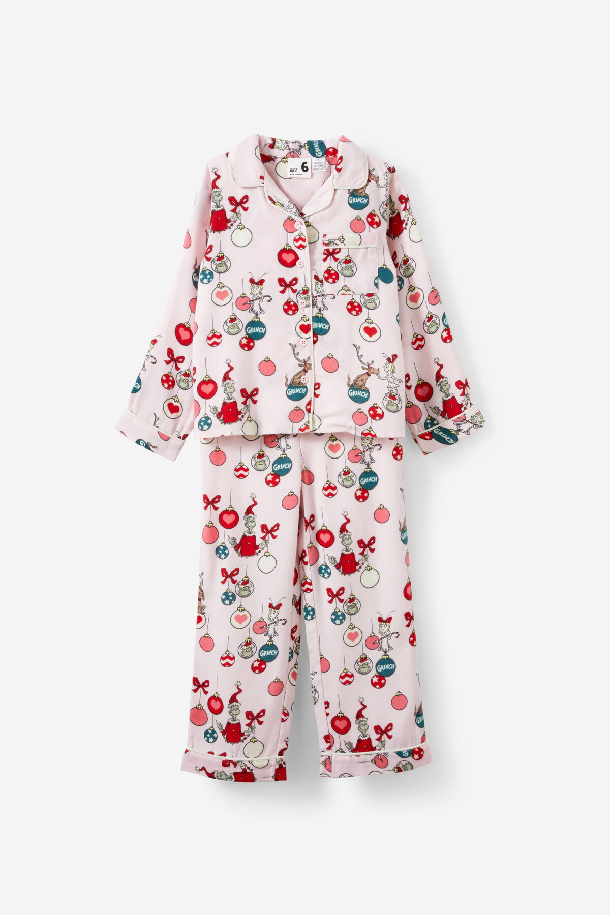 The Grinch Heidi Long Sleeve Pajama Set | Cotton On (US)