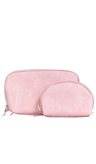 The Cosmetic Pouch Set in Atlas Pink | Revolve Clothing (Global)