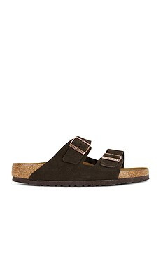 BIRKENSTOCK Arizona Soft Foot Bed in Mocha from Revolve.com | Revolve Clothing (Global)