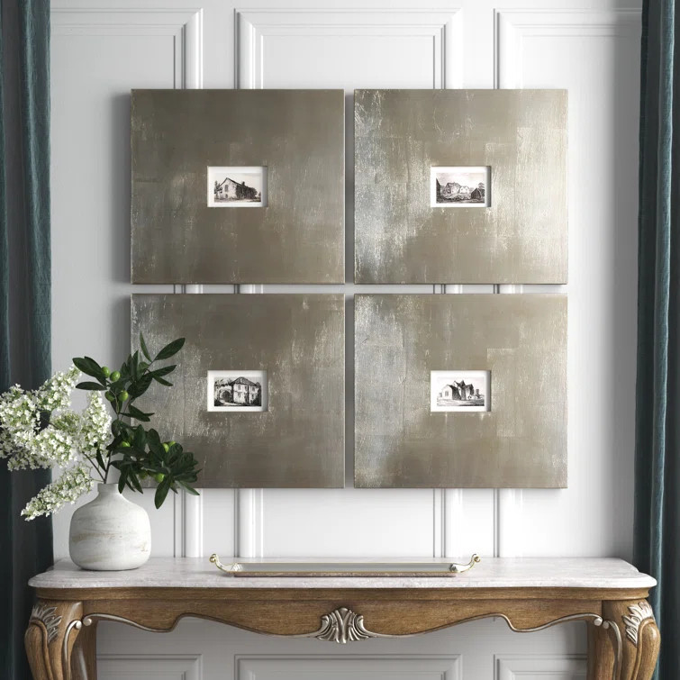 Historical Buildings I, II, III And IV by Grace Feyock - 4 Piece Picture Frame Graphic Art | Wayfair North America