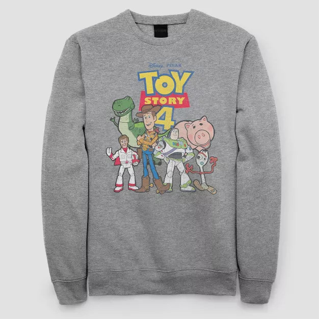 Women's Toy Story Pullover Sweatshirt (Juniors') - Athletic Heather | Target