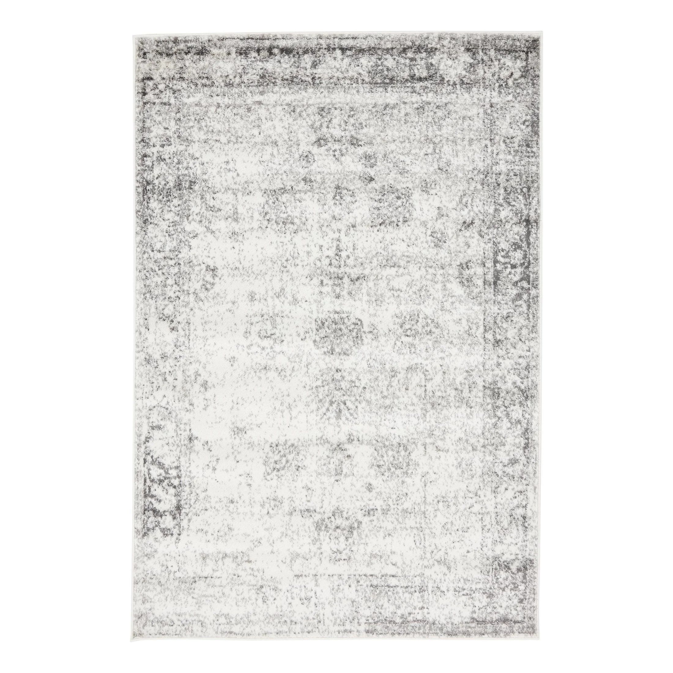 Brandt Floral Gray Area Rug | Wayfair North America