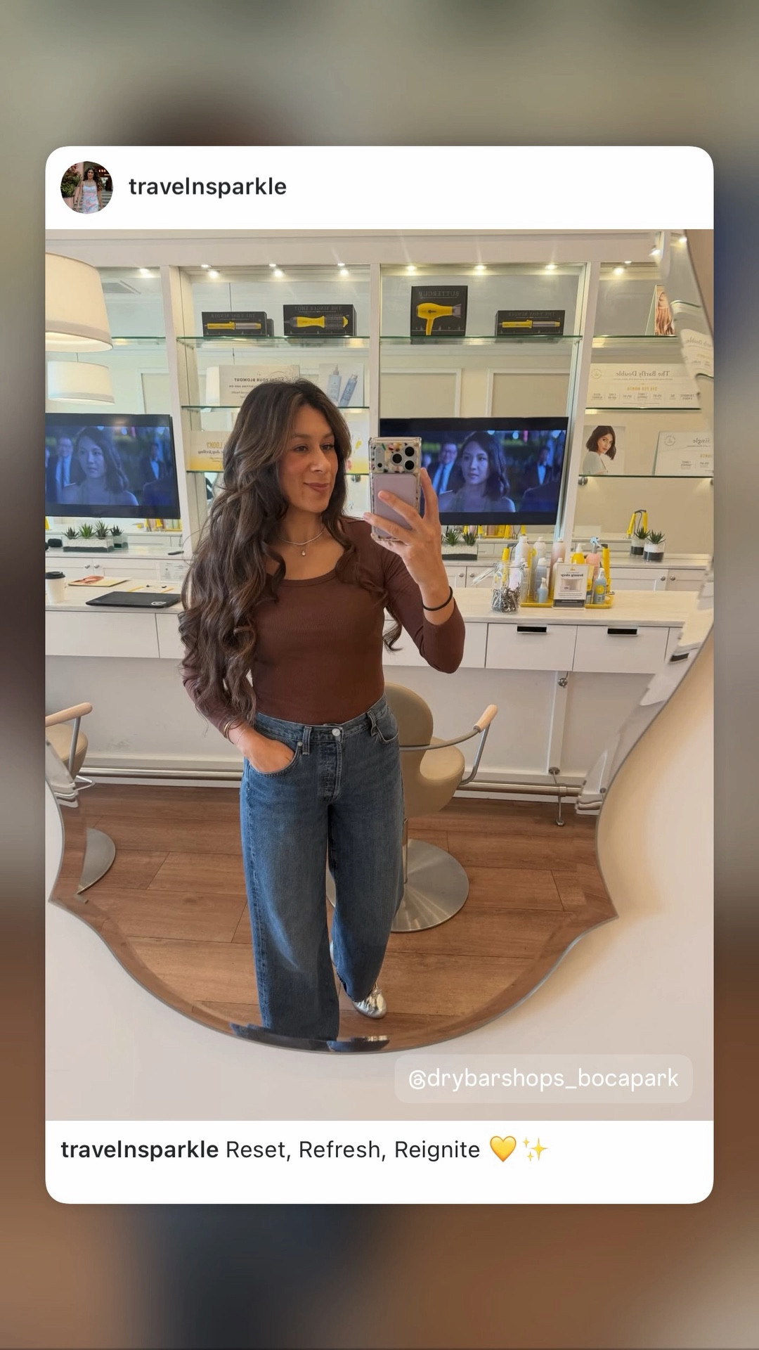 What I’m wearing to my blowout. Absolutely love these tops! Comes in a pack of 3. Such a good value! Easy to wear and layer  

#LTKSeasonal #LTKover40