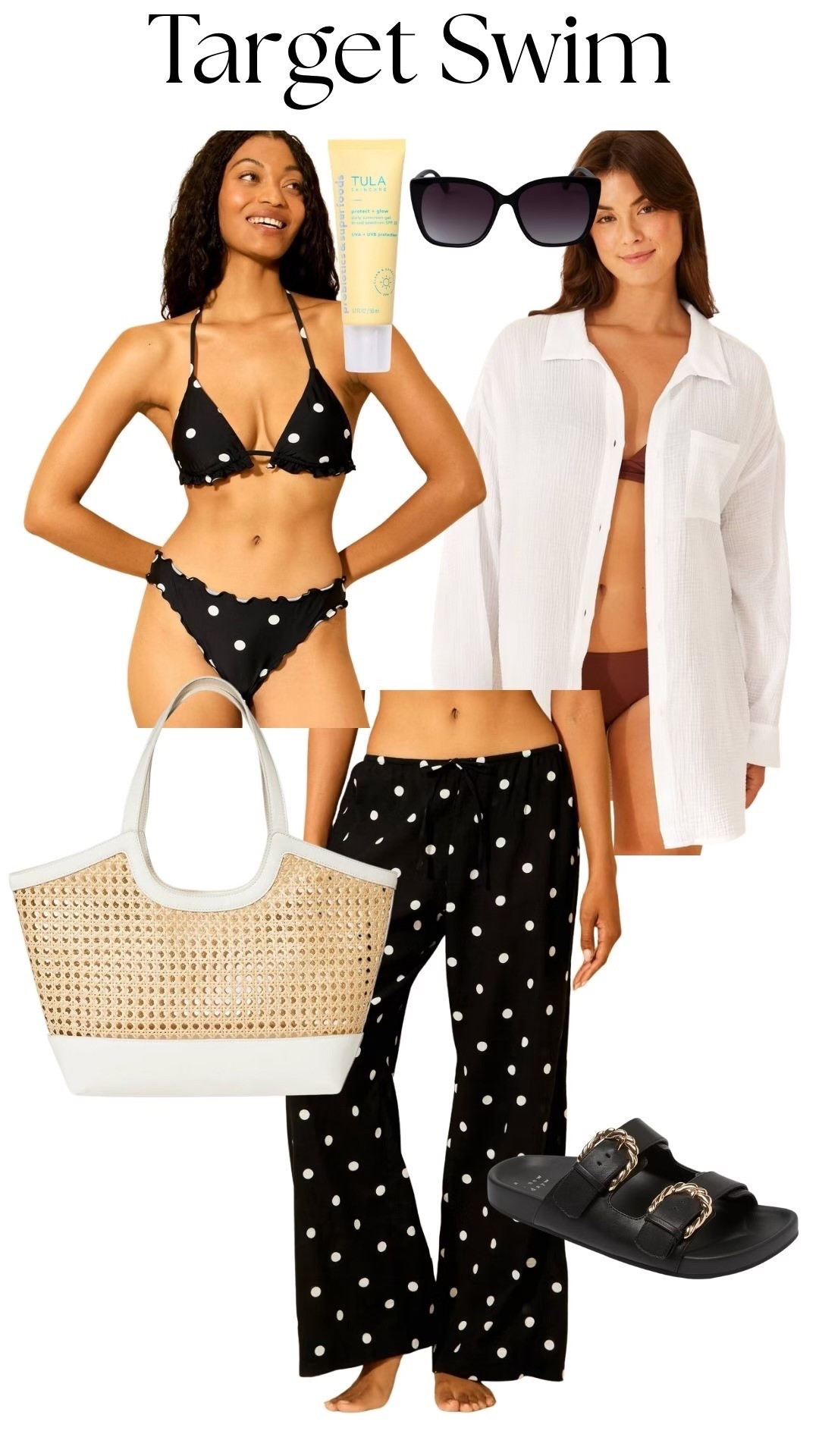 Love this polka dot swim look from target! 

#LTKSwim #LTKgrwm #LTKSaleAlert