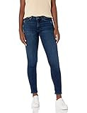 Silver Jeans Co. Women's Most Wanted Mid Rise Skinny Jeans, Dark Indigo Stretch, 31x27 | Amazon (US)