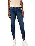 Silver Jeans Co. Women's Most Wanted Mid Rise Skinny Jeans, Dark Indigo Stretch, 31x27 | Amazon (US)