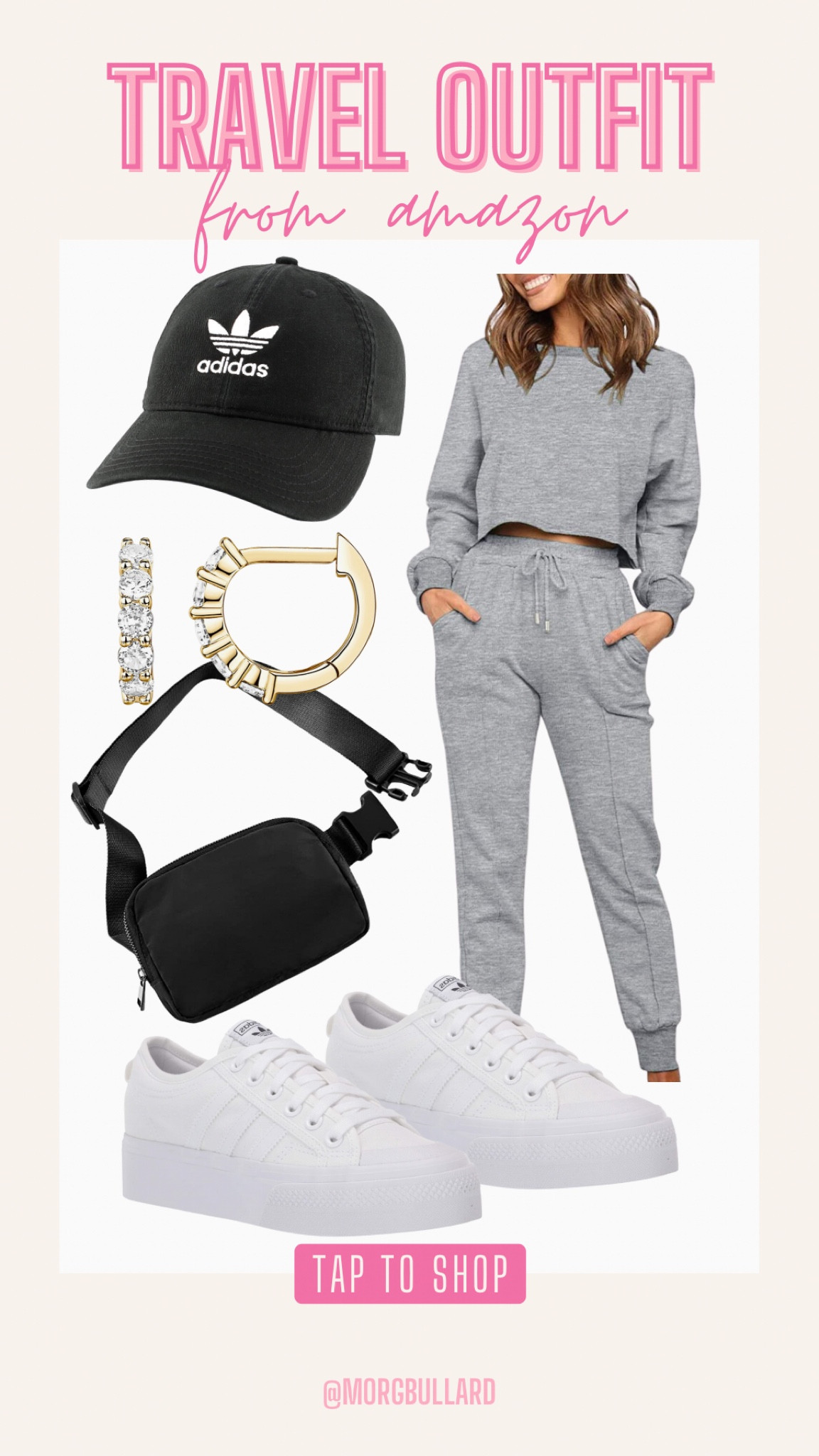 Travel Outfit | Travel Look | Lounge Set | Loungewear | Sweatpants | Sweatshirt

#LTKtravel #LTKunder50 #LTKunder100