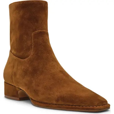 Steve Madden Define Block Heel Bootie in Grey Suede at Nordstrom, Size 5.5 | Nordstrom
