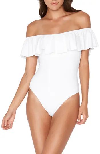 Women's L Space Off The Shouder One-Piece Swimsuit | Nordstrom