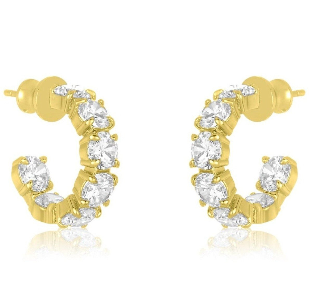 "Oh SHE Fancy" .75" Hoops | Melinda Maria