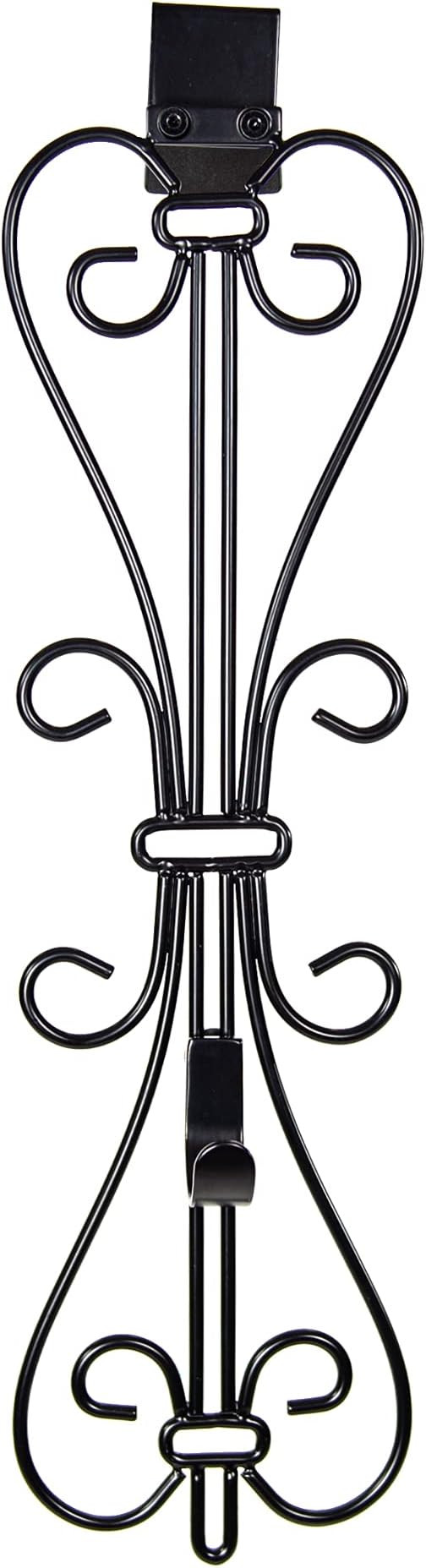 [Front Door WREATH HANGER] - Elegant Design | ADJUSTABLE Hook Length for Tall and Small Doors | P... | Amazon (US)