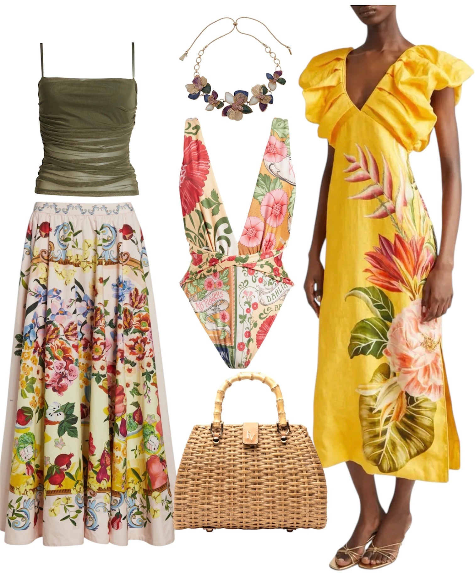 Spring Awakening Placed Floral Linen Dress
Ellis Twist Front Plunge One-Piece Swimsuit
Ruched Mesh Camisole
Garden Terrace Cotton Maxi Skirt
Rooster Wicker Basket Toast
Spring 
Summer
Casual
Midi dress
Midi skirt
Wedding guest dress


#LTKStyleTip #LTKItBag #LTKSeasonal