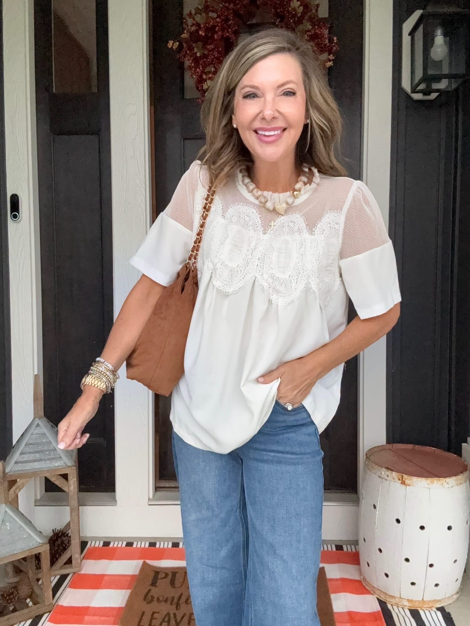Good morning! Happy Sunday! Rain yesterday, sun today ☀️Love this new blouse I just got in, it’s giving boho vibes!

#LTKootd #LTKSaleAlert #LTKSeasonal