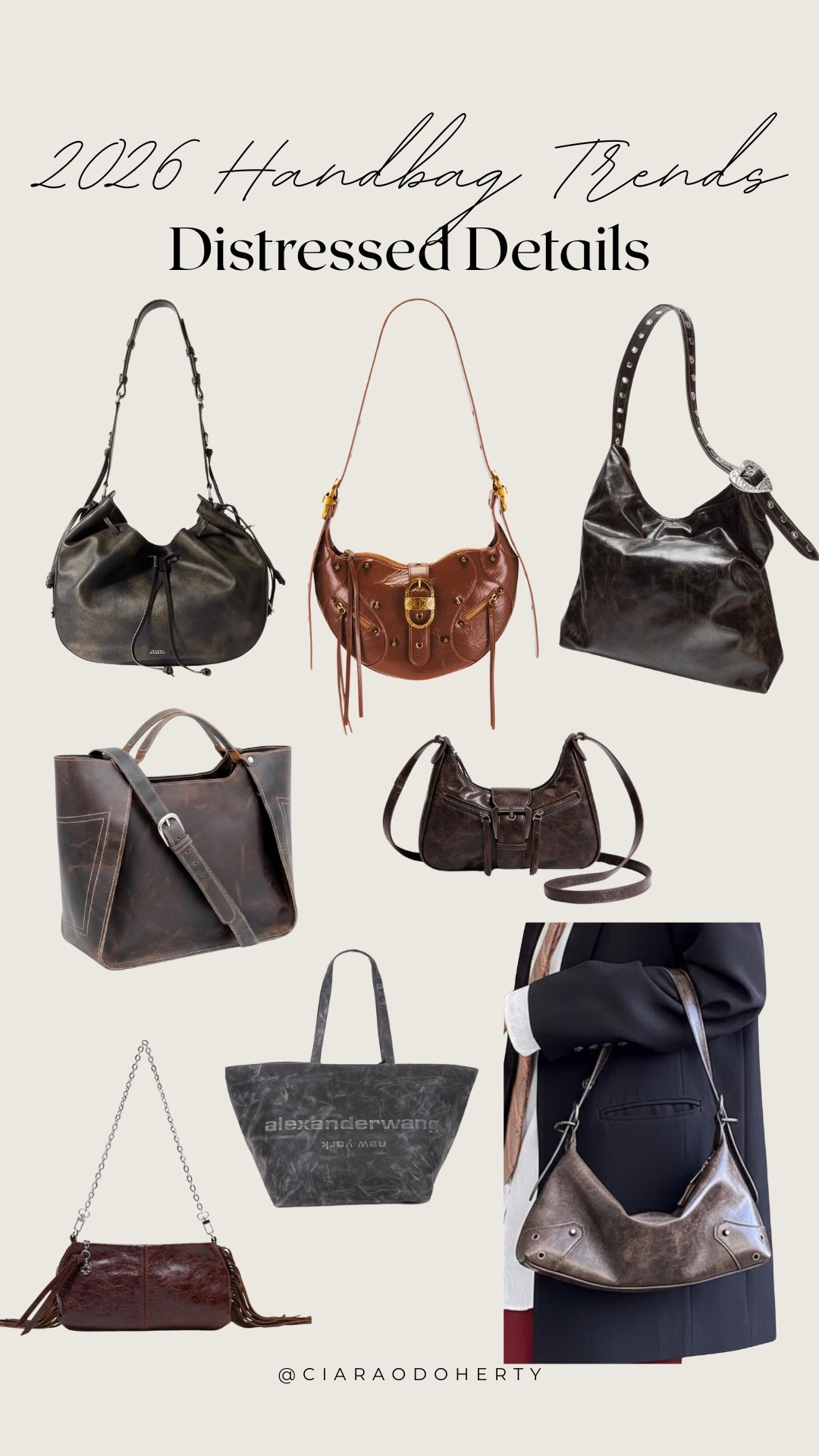 2026 Handbag Trends: Distressed Details

Asos, shoulder bag, distressed bag, Zara, Etsy, Amazon, Alexander wang, Isabel marant, maje, jw pei

#LTKireland #LTKeurope #LTKwinter