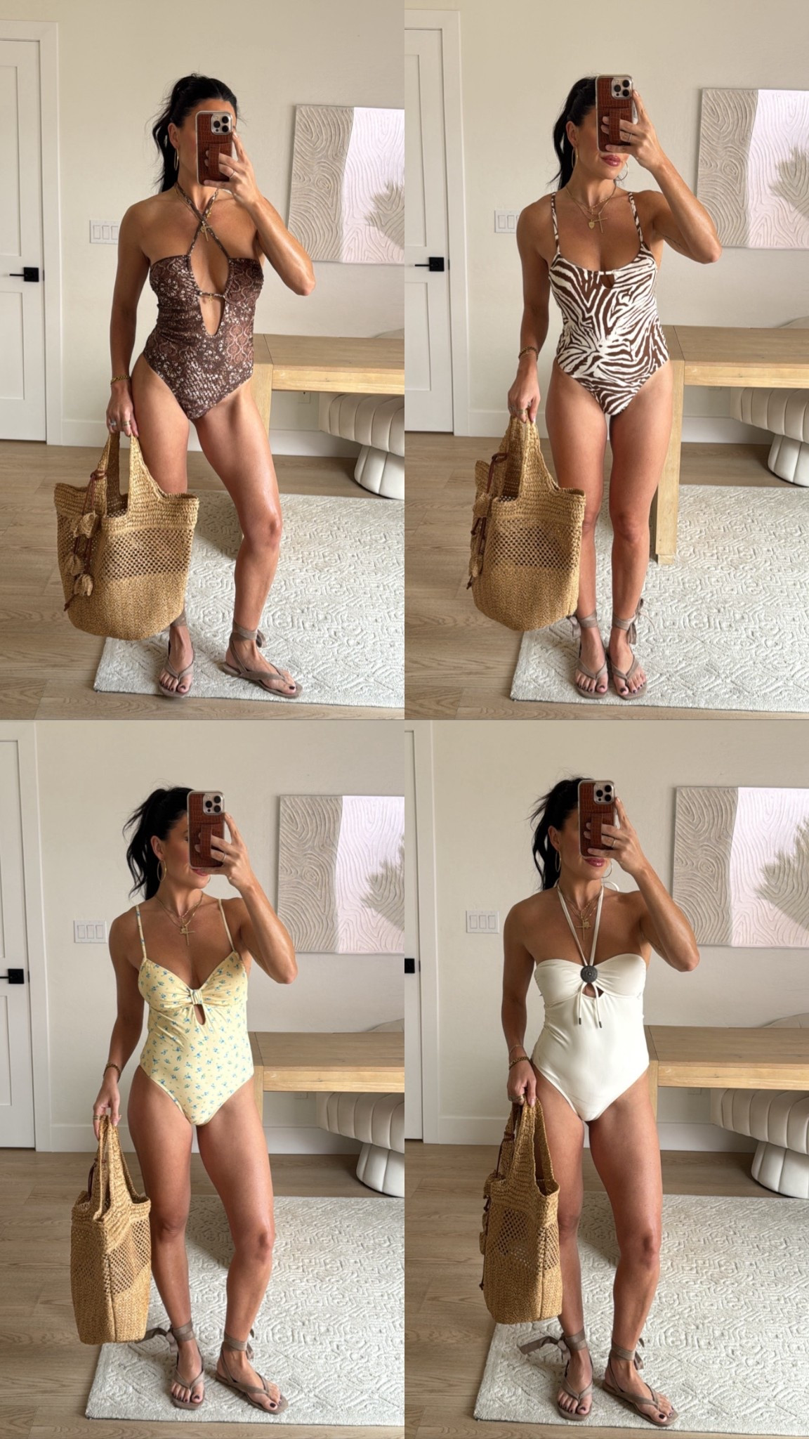 @walmart swim! Under $25 and all size small on me (except zebra is XS)
I recommend sizing up!

Walmart finds
One piece swim 
Beach 
Spring break 


#LTKootd #LTKSeasonal #LTKTravel