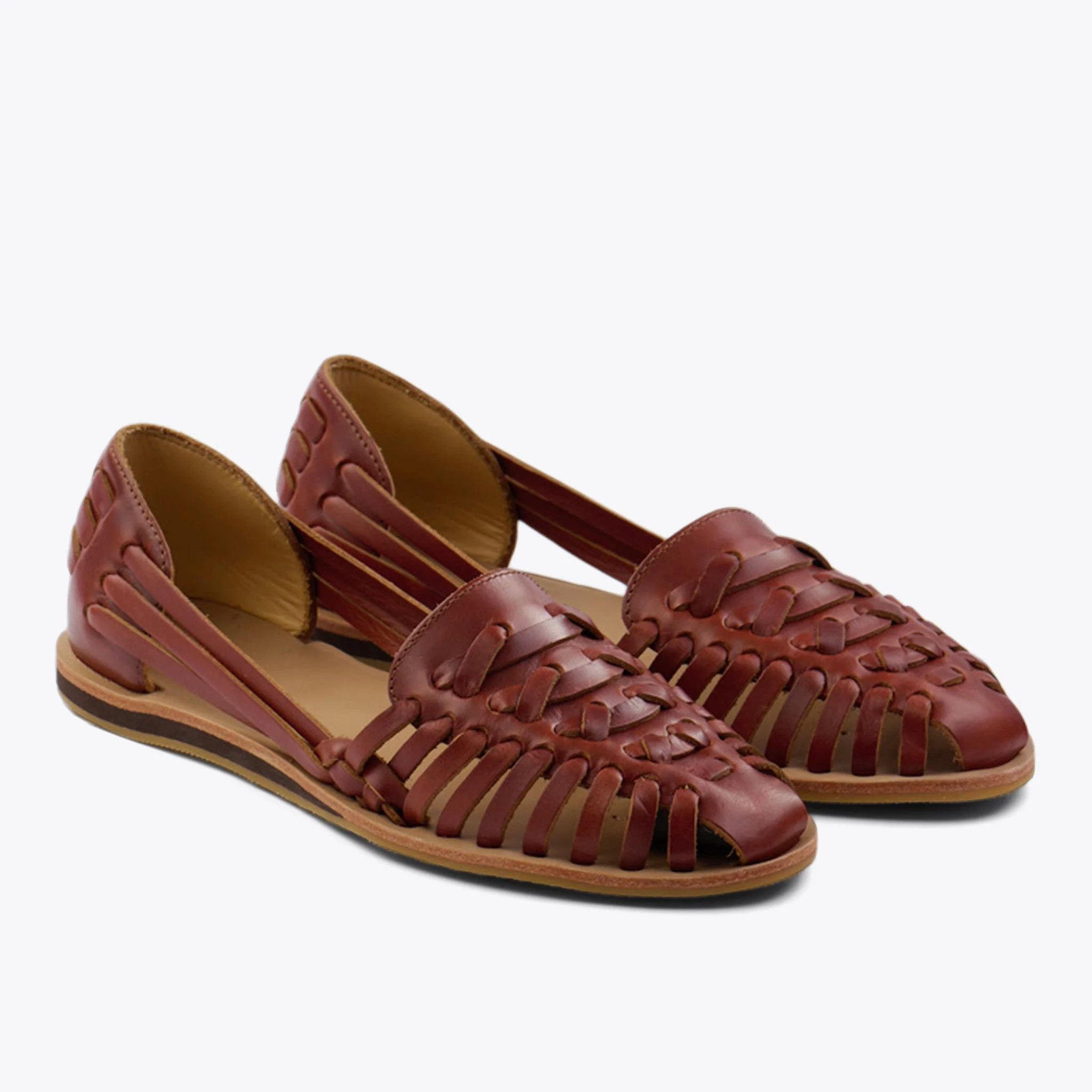 Women's Huarache Sandal Brandy | Nisolo