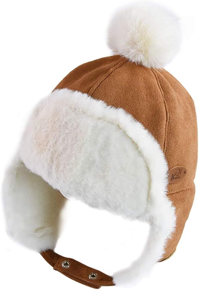 kakaforsa Baby Boys Hat Winter Fleece Cap for Toddlers Newborns 6 Months-2 Years Old | Amazon (US)