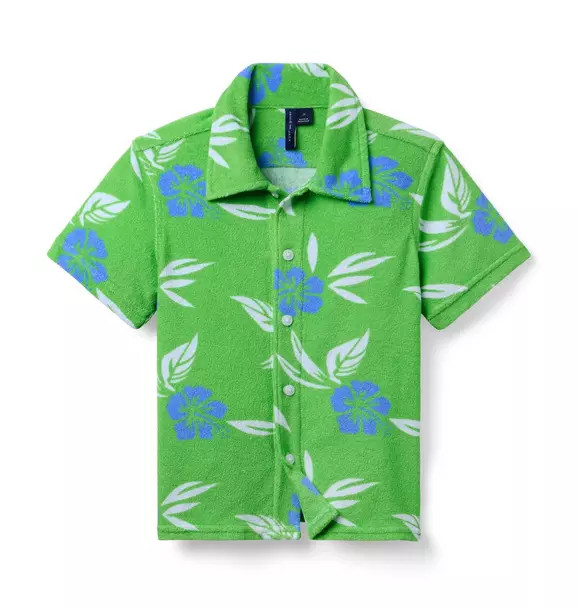 Tropical Floral Terry Shirt | Janie and Jack
