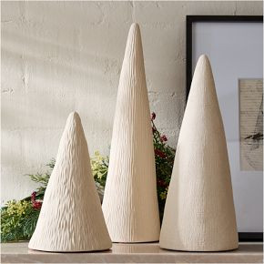 Textured Ceramic Decorative Tabletop Tree, Large - 15"H | West Elm (US)