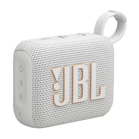 JBL Go 4 - Ultra-Portable Bluetooth Speaker - White | Walmart (US)