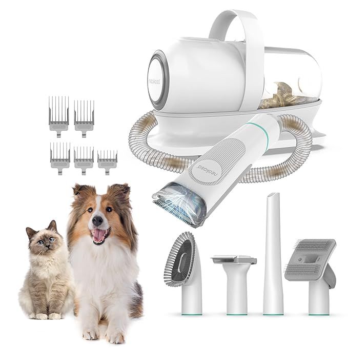 Neakasa by neabot P1 Pro Pet Grooming Kit & Vacuum Suction 99% Pet Hair with 5 Professional Groom... | Amazon (US)