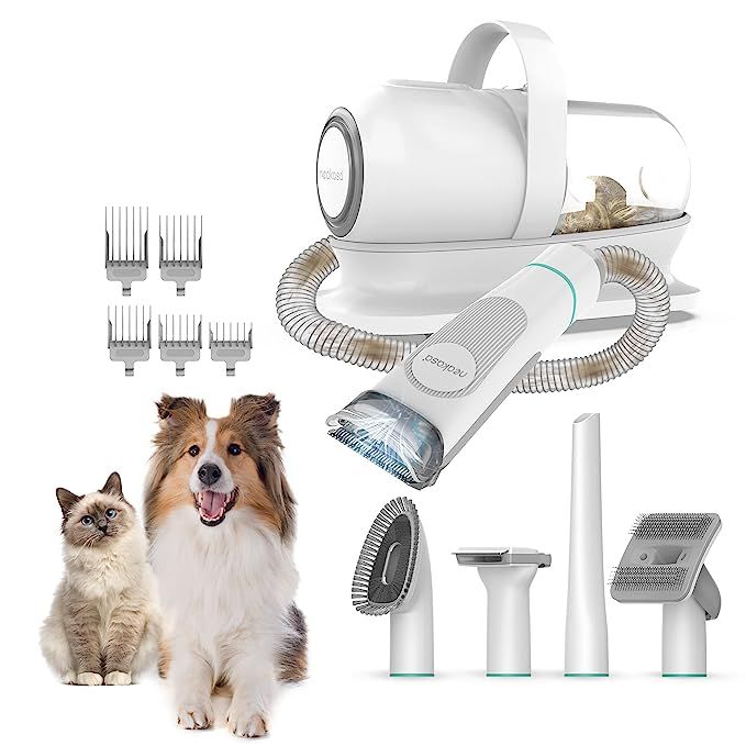 Neakasa by neabot P1 Pro Pet Grooming Kit & Vacuum Suction 99% Pet Hair with 5 Professional Groom... | Amazon (US)