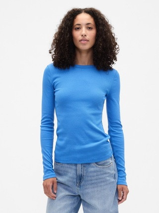 Essential Ribbed Crewneck T-Shirt | Gap Factory