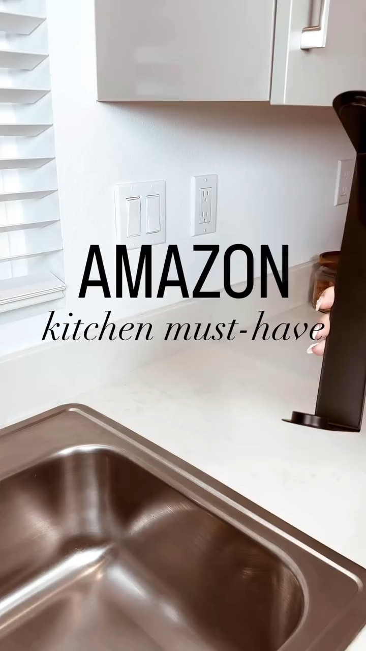 Ready to finally get that roll of paper towels off of your countertops? Here’s a quick and easy solution! So easy to load and unload. Also fits nicely under your cabinets and more! No tools needed to install. 🙌🏽

Also available in silver, white and clear! 💎

#neatlyembellished #professionalorganizer #homeorganizer #homeorganizing #organization #organizingideas #organizingtips #organizinghacks #organizedhome #organizedmom #organizedlife #amazon #amazonmusthaves #amazonfavorites #amazonfinds #amazonfaves #amazoninfluencer #amazoninfluencerprogram #amazonhome #kitchenhacks #kitchengadgets #kitchengadget #kitchenessentials #kitchenmusthaves #kitchenideas #homehacks #amazonkitchen

#LTKHome