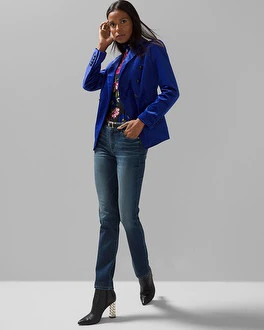 Mid-Rise Everyday Soft Denim™ Slim Jeans | White House Black Market