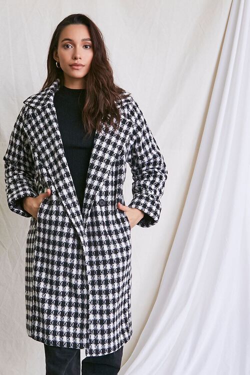 Houndstooth Duster Jacket | Forever 21 (US)