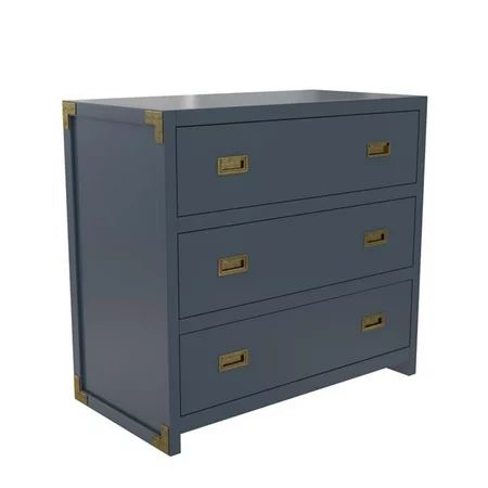 Baby Relax DE70260 Mylan 3-Drawer Dresser Graphite Blue | Walmart (US)