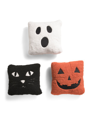 Set Of 3 16x16 Halloween Icon Pillows | Halloween | Marshalls | Marshalls