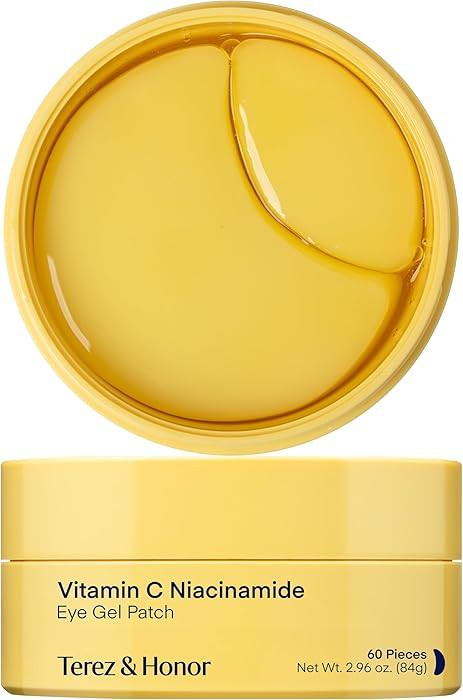 TEREZ & HONOR Vitamin C Eye Patches - 60 Pcs Korean Brightening & Hydrating Under Eye Masks with ... | Amazon (US)