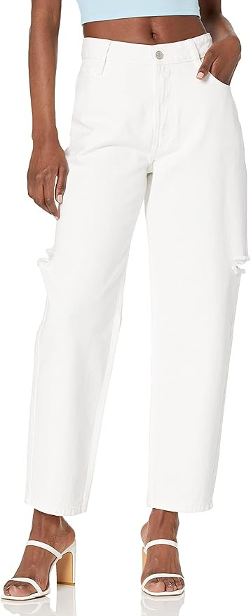 The Drop Women's Kasen Wide-Leg Slit Denim | Amazon (US)