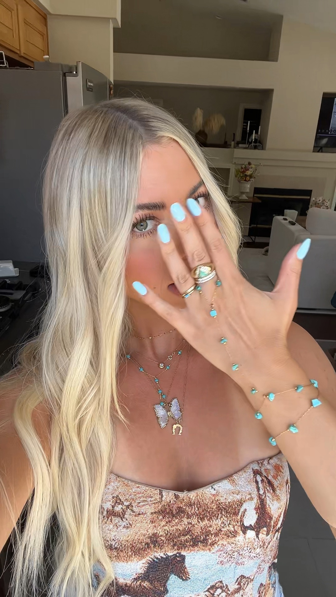 Turquoise hand chain 🩵🩵
