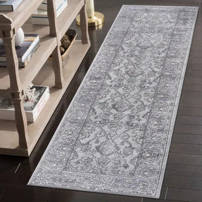 Oriental Machine Braided Indoor / Outdoor Area Rug in Ivory/Gray | Wayfair North America