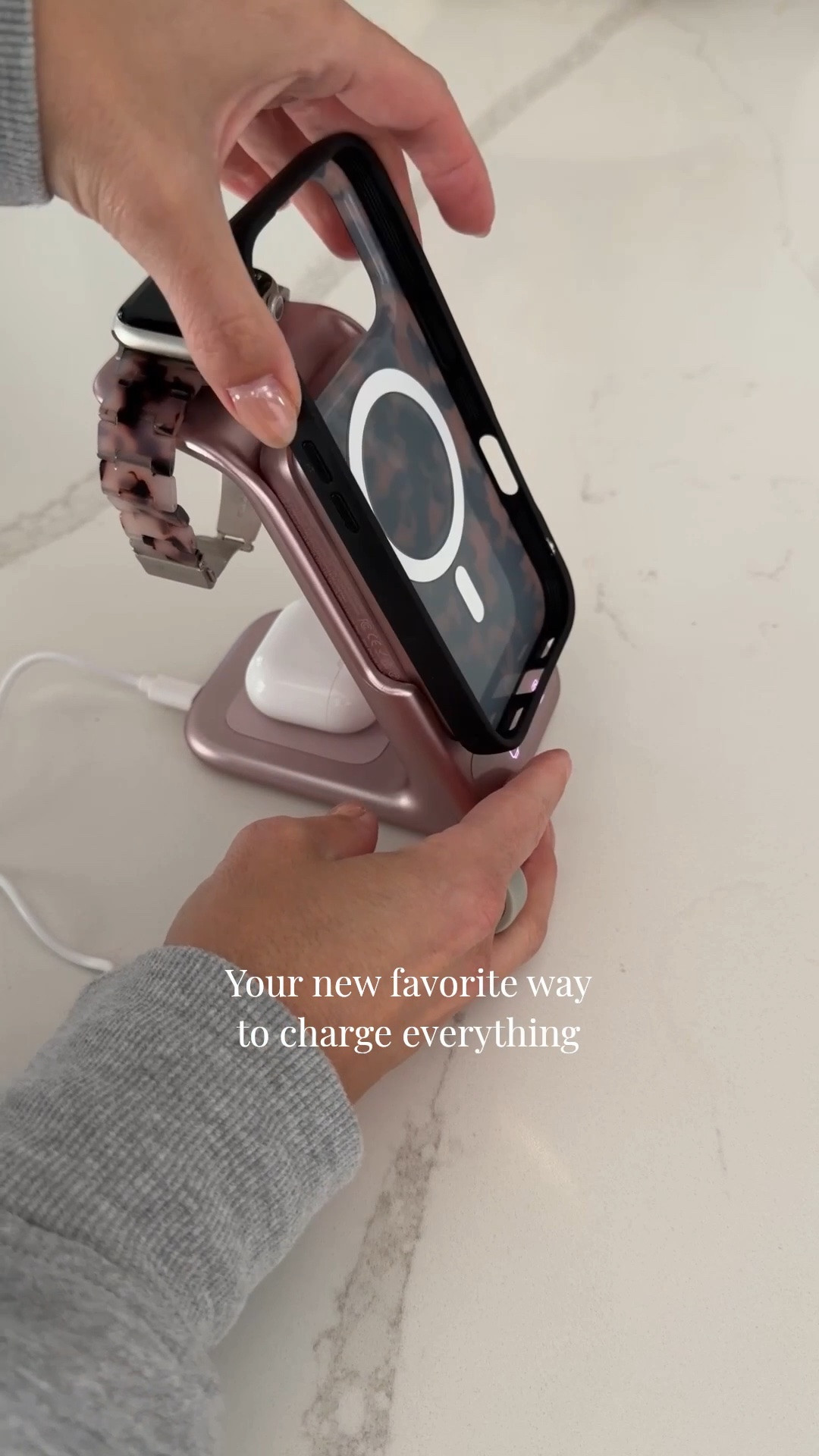 This charging station thought of everything! Simultaneously charge your phone and portable charger!

#LTKHome #LTKSaleAlert