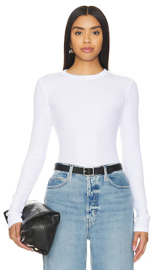 Verona Crew Shirt in White | Revolve Clothing (Global)