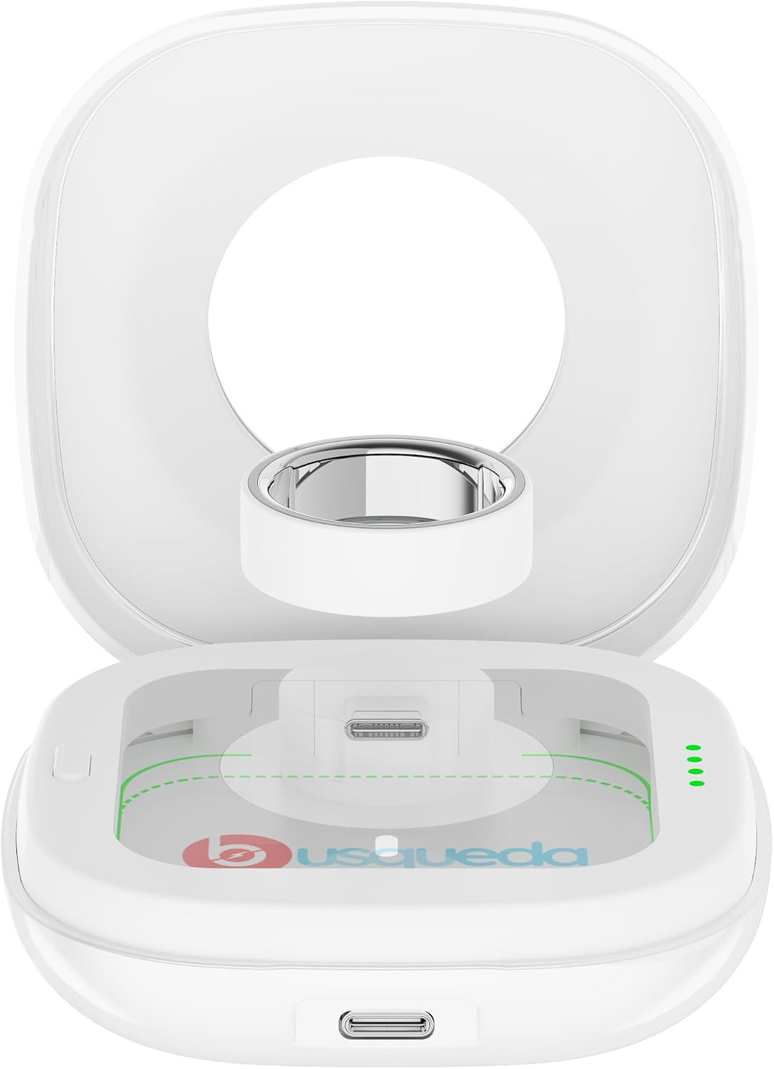 Portable Charging Case for Oura Ring 4 Charger Dock Size 4-15 (Dock NOT Included), 10 Charges, Travel Protector Box with Magnetic Lock | Amazon (US)
