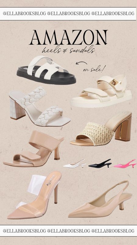Amazon heels and sandals for spring / summer 😍✨ Amazon fashion / Amazon heels / Amazon sandals / Amazon finds / affordable heels / affordable sandals / neutral sandals / neutral heels 

#LTKSeasonal #LTKfindsunder100 #LTKshoecrush