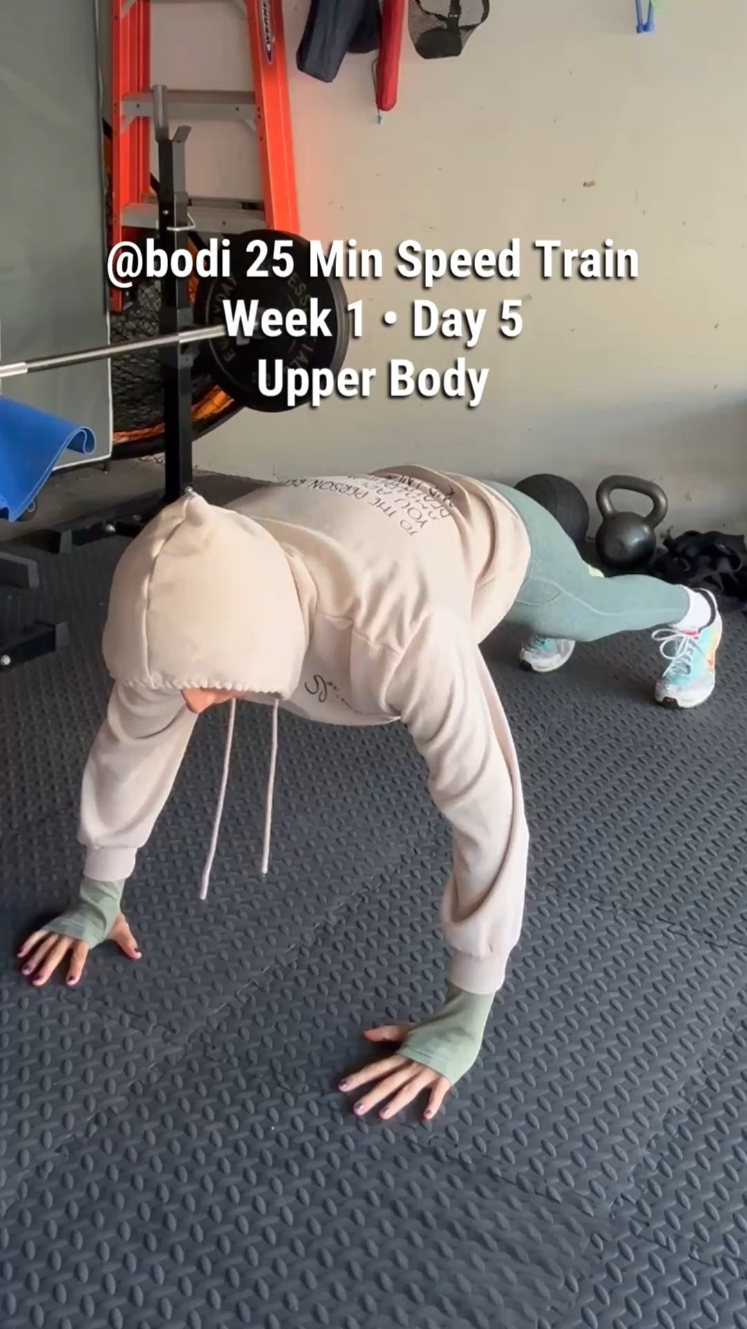 25-minute upper body burn that hits different 🔥 @bodi Speed Train Week 1 Day 5 had my arms on fire. Short, intense, and so effective—don’t skip the warm-up or cool-down 💪


bodi workout, upper body workout, 25 minute workout, at home workout, speed training, strength training, arm workout, fitness routine, home gym, activewear, workout outfit, training set, gym style, athleisure, fitness motivation, healthy lifestyle

#LTKActive #LTKfitnessgoals #LTKmomlife